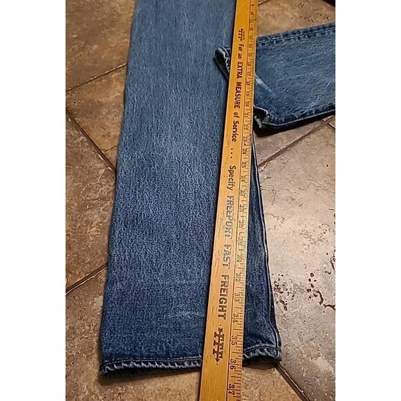 Vintage Levis 501 Red Tab trade mark only 36x36 Tall Streetwear Casual Grunge - Picture 5 of 11